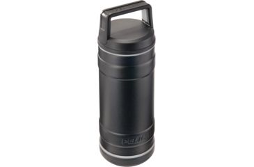 Image of Pelican Traveler 18 Oz Bottle Screw Top, Leak Proof Ss Black