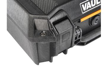 Image of Pelican VAULT V200 Case, Medium Pistol, 14x10x5.5 inch Internal, 15.41x13.08x6.16 inch External Dimension, Black, VCV200-0000-BLK