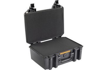 Image of Pelican VAULT V300 Case, Large Pistol, 16x11x6.5 inch Internal, 17.54x14.21x7.16 inch External Dimension, Black, VCV300-0000-BLK