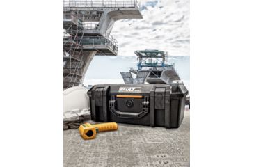 Image of Pelican VAULT V300 Case, Large Pistol, 16x11x6.5 inch Internal, 17.54x14.21x7.16 inch External Dimension, Black, VCV300-0000-BLK