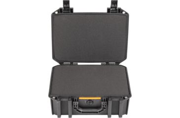 Image of Pelican VAULT V300 Case, Large Pistol, 16x11x6.5 inch Internal, 17.54x14.21x7.16 inch External Dimension, Black, VCV300-0000-BLK