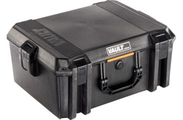 Image of Pelican VAULT V550 Case, Equipment, 19x14x8.5 inch Internal, 22.42x17.46x9.16 inch External Dimension, Black, VCV550-0000-BLK