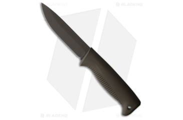 Image of Peltonen Knives M07 Ranger Puukko Fixed Blade Knife, 4.56in, Carbon Steel, Drop Point Blade, Polymer OD Green Handle, OD Green/OD Green, 9.44in, BHQ-202265