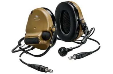 Image of PELTOR 3M, ComTac, VI NIB Headset, Dual DL, Backband, 915 Mhz, Green, MT20H682BB-19N GNS
