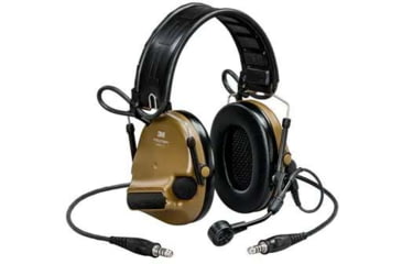 Image of PELTOR 3M, ComTac, VI NIB Headset, Dual DL, Headband And ARC, 915 Mhz, Coyote, MT20H682FB-19N CYS