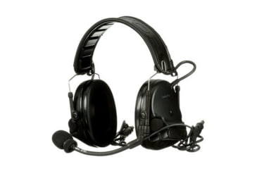 Image of PELTOR 3M PELTOR ComTac V Headset, Foldable, Dual Lead, Standard Dynamic Mic, NATO Wiring, Black, MT20H682FB-19 SV