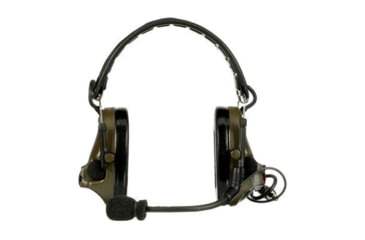 Image of PELTOR 3M PELTOR ComTac V Headset, Foldable, Single Lead, Standard Dynamic Mic, NATO Wiring, O.D. Green, MT20H682FB-47 GN