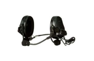 Image of PELTOR 3M PELTOR ComTac V Headset, Neckband, Dual Lead, Standard Dynamic Mic, NATO Wiring, Black, MT20H682BB-19 SV