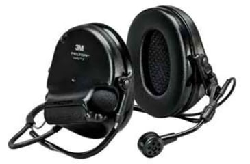 Image of PELTOR 3M, SwatTac, VI NIB Headset, Neckband, MI Input, Dynamic Boom MIc, Black, MT20H682BB-09N SV
