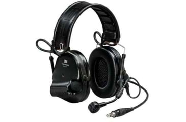 Image of PELTOR 3M, SwatTac VI NIB Headset, Single DL, Headband And ARC, 915 Mhz, Black, MT20H682FB-47N SVS