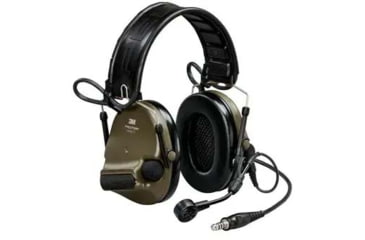 Image of PELTOR ComTac VI NIB 23 dB Headset, Single DL, Green, Headband &amp; ARC, 915 MHz, Green, MT20H682FB-47N GNS