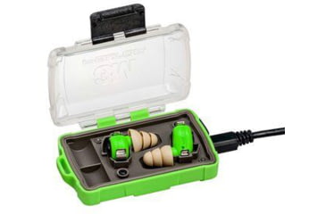 Image of Peltor EEP100 Electronic Earplugs ABS Polymer 6 DB Earbuds Green