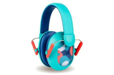 Image of Peltor PKIDSPTEAL Kids Hearing Protection Plus 23 DB Over The Head Teal Cups W/T