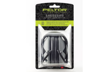 Image of PELTOR RangeGuard Electronic Folding Ear Muff, Gray/Black, RG-OTH-4