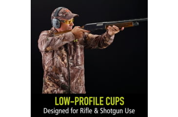 Image of PELTOR RangeGuard Electronic Folding Ear Muff, Gray/Black, RG-OTH-4