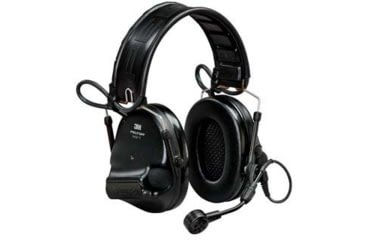 Image of PELTOR Swattac VI NIB Foldable Mi Input Dynamic Boom Mic Headset, Black, MT20H682FB-09N SVS
