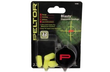 Image of Peltor Ultra Soft Disposable Earplugs With Storage Container
