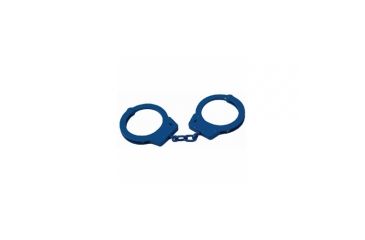 Image of Penn Arms Oversize Cbn Steel Handcuff Bl - HC 1003BLU