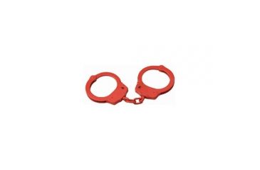 Image of Penn Arms Oversize Cbnsteel Handcuff Red - HC 1003RED