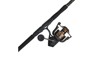Image of Penn Fishing Battle III Combo, 4.7/1, Right/Left, 8000, 7ft. Rod Length, Heavy Power, Fast Action, 1 Piece Rod, Black/Gold, BTLIII8000701H