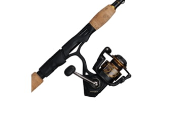 Image of Penn Fishing Battle III Combo, 5.2/1, Right/Left, 1000, 6ft. 6in. Rod Length, Light Power, Moderate Fast Action, 1 Piece Rod, Black/Gold, BTLIII1000661L