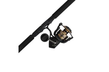 Image of Penn Fishing Battle III Combo, 5.6/1, Right/Left, 6000, 6ft. 6in. Rod Length, Medium Heavy Power, Fast Action, 1 Piece Rod, Black/Gold, BTLIII6000661JG