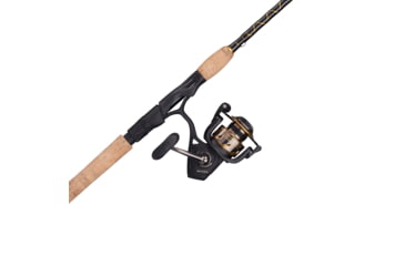 Image of Penn Fishing Battle III Combo, 6.2/1, Right/Left, 2000, 6ft. 6in. Rod Length, Medium Light Power, Fast Action, 1 Piece Rod, Black/Gold, BTLIII2000661ML