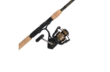 Image of Penn Fishing Battle III Combo, 6.2/1, Right/Left, 2500, 7ft. Rod Length, Medium Light Power, Fast Action, 1 Piece Rod, Black/Gold, BTLIII2500701ML