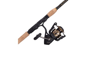 Image of Penn Fishing Battle III Combo, 6.2/1, Right/Left, 3000, 7ft. Rod Length, Medium Light Power, Fast Action, 1 Piece Rod, Black/Gold, BTLIII3000701ML