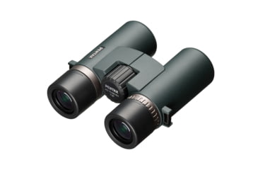 Image of Pentax AD 7x32mm ED Roof Prism Binoculars, Dark Green, Compact, 62891