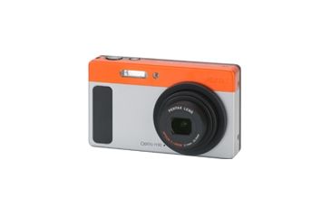 Image of Pentax Optio H90 Silver-Orange Compact Digital Camera 16486