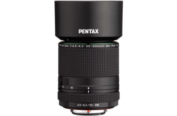 Image of Pentax HD-55-300mm F4.5-6.3 ED PLM WR RE Lens, Black, 21277