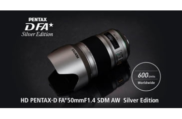 Image of Pentax HD-D FA 50mm F1.4 SDM AW Edition Lens, Silver, 23340