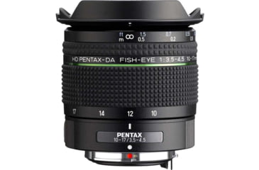 Image of Pentax HD DA 10-17mm Fisheye F3.5-4.5 ED Lens, Black, 23130
