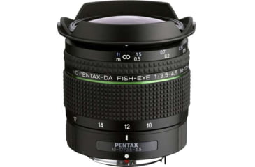Image of Pentax HD DA 10-17mm Fisheye F3.5-4.5 ED Lens, Black, 23130