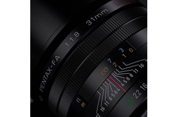 Image of Pentax HD-FA 31mm F1.8 Ltd Lens, Black, 20210