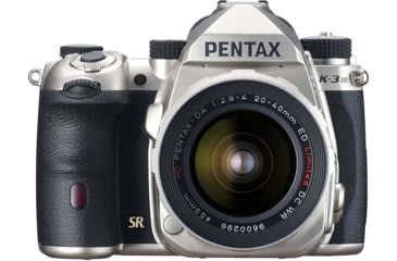 Image of Pentax K-3 Mark III Advanced APS-C Digital SLR Camera, Silver, 8.54 x 6.50 x 4.72in, 01073