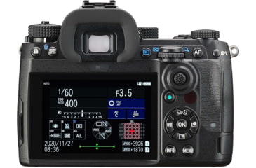 Image of Pentax K-3 Mark III Advanced APS-C Digital SLR Camera with Battery Grip, Black, 9.84 x 6.97 x 4.72in, 01115