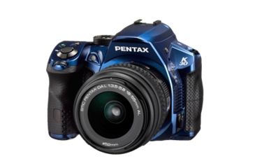 Image of Pentax K-30 Digital SLR Camera - Lens Kit Blue w DA 18-55 WR 15735