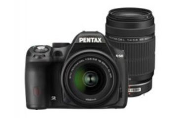 Image of Pentax K-50 Digital 300W Zoom Camera KIT, Black 10874