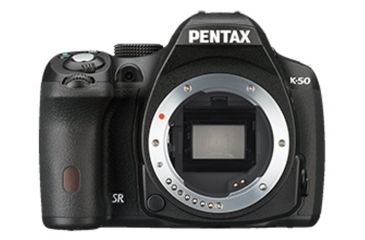 Image of Pentax K-50 DSLR Camera, Black 10883
