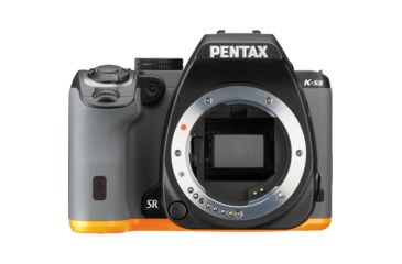 Image of Pentax K-S2 DSLR Camera Body Only 20 Megapixel, Black/Orange 13176