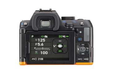 Image of Pentax K-S2 DSLR Camera Body Only 20 Megapixel, Black/Orange 13176