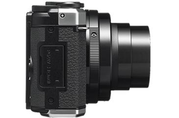 Image of Pentax MX-1 Compact Digital Camera, Black and Silver 12633