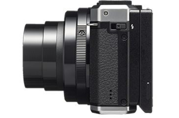 Image of Pentax MX-1 Compact Digital Camera, Black and Silver 12633