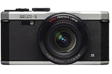 Image of Pentax MX-1 Compact Digital Camera, Black and Silver 12633