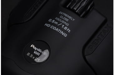 Image of Pentax Papilio III WR 8.5x21mm Porro Prism Binocular, Black, 62016