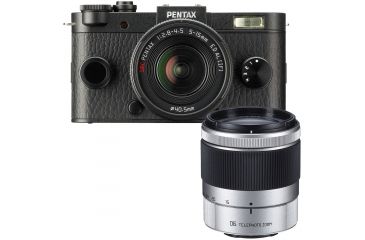 Image of Pentax Q-S1 02, 06 Zoom Kit (Black), Black 06085