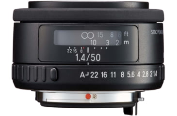 Image of Pentax Smc Classic Camera Lens, 50mm, F1.4, Matte Black, 20800