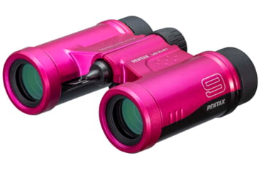 Image of Pentax UD 9 X 21mm Black Compact Roof Prism Binoculars, Pink, Medium, 61815